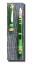 Pelikan M800 grün transparenter Demonstrator